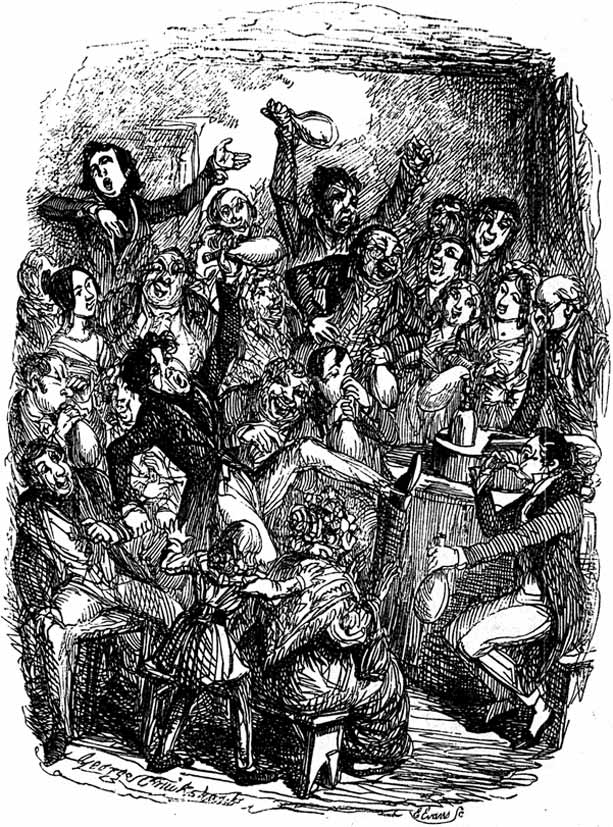 laughing gas party, 1839