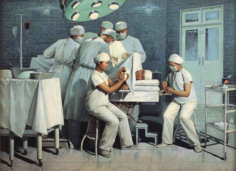 fanciful picture of surgery in Maoist China