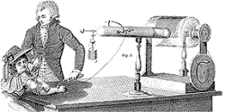 picture of James Graham administering electrical therapy