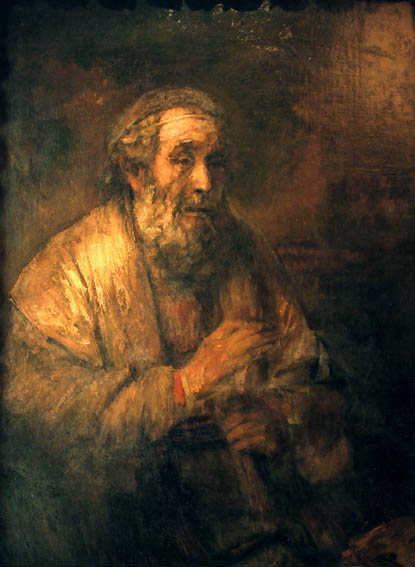 Homer as envisaged by Rembrant